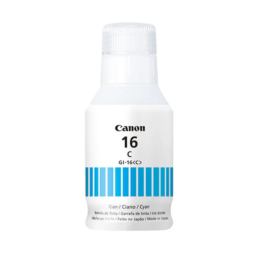Refil de Tinta Canon GI-16C Ciano Original 132ml - Impressorajato